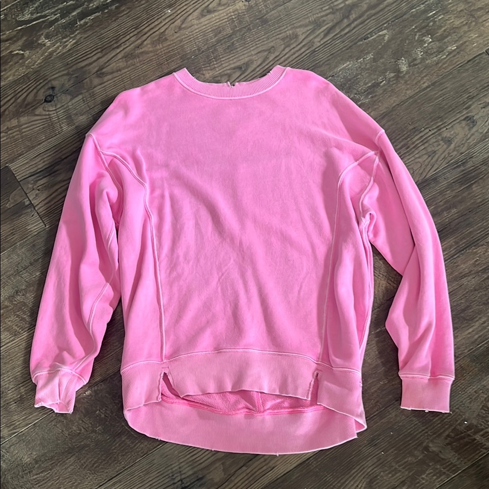 Aerie Vibrant Pink Crewneck